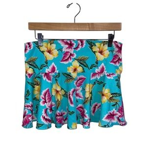 Victoria's Secret Swim Skirt Cover-Up Floral Tropical Beach Pool Size‎ Medium